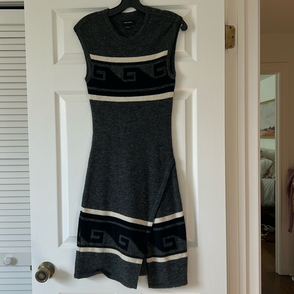 Isabel Marant wool knit sleeveless sweater dress. Size FR 36 (US 2/4).